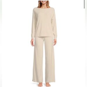 Barefoot Dreams CozyChic Ultra Lite Lounge Set – Large – Sand Dune NWT
